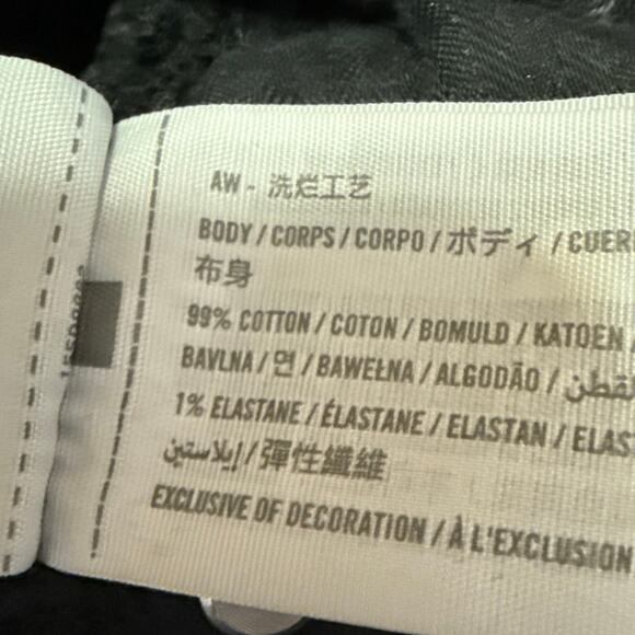 Abercrombie & Fitch The Dad High Rise Women's Black Distressed Denim Jeans Sz 29 - Picture 5 of 5